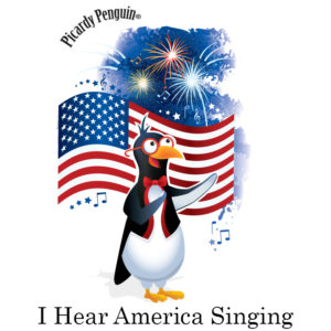 picardy penguin i hear america singing graphic