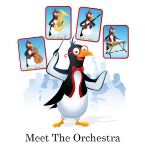 picardy penguin meet the orchestra graphic