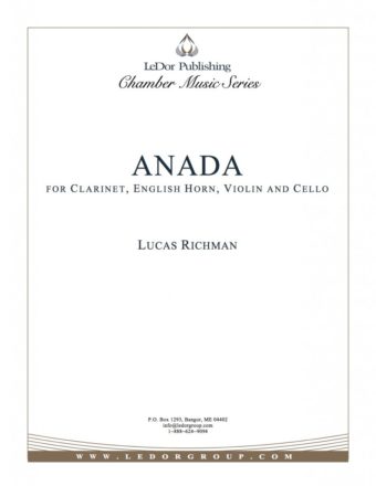 anada for clarinet, english horn, violin and cello cover