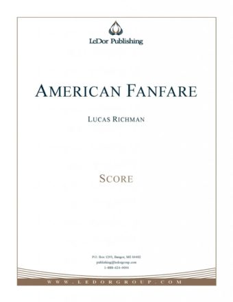 american fanfare score cover