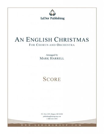 an english christmas for chorus and orchestra score cover