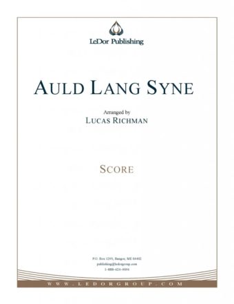 auld lang syne score cover