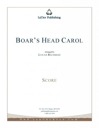 boar's head carol score cover