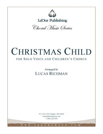 christmas child for solo voice and children's chorus cover