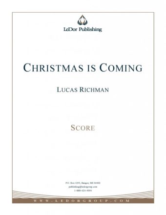christmas is coming score cover