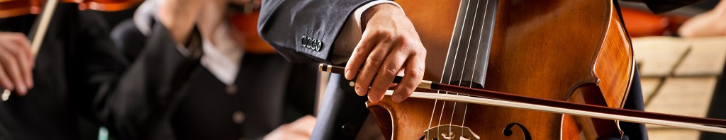 man playing cello photo