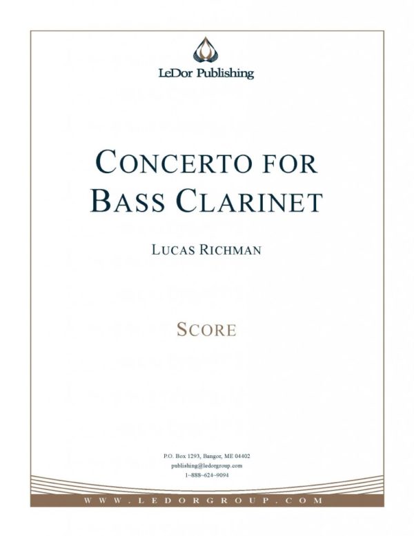 Concerto for Bass LeDor Publishing