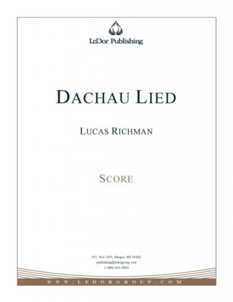 dachau lied score cover