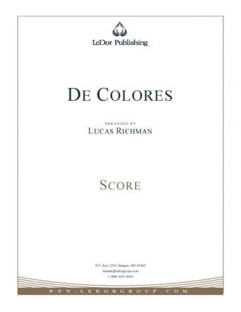 de colores score cover