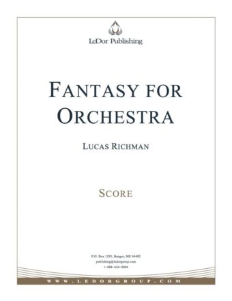 fantasy for orchestra score cover