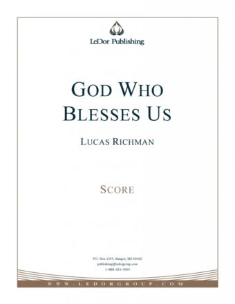 god who blesses us score cover