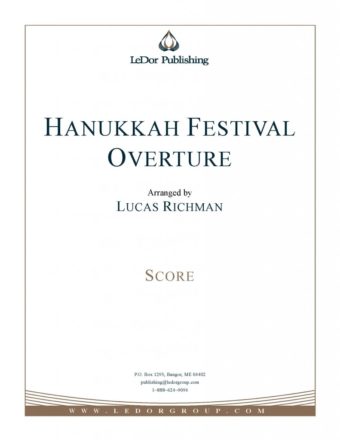 hanukkah festival overture score cover