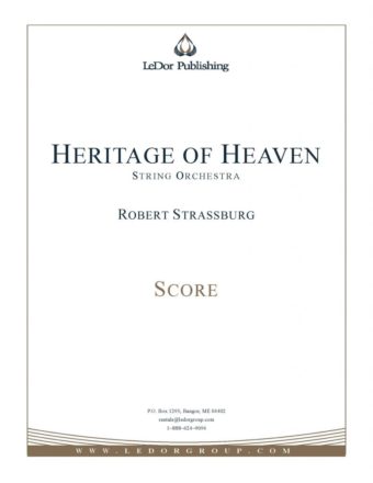 heritage of heaven string orchestra score cover