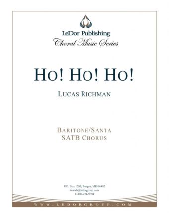 ho! ho! ho! baritone/santa satb chorus cover