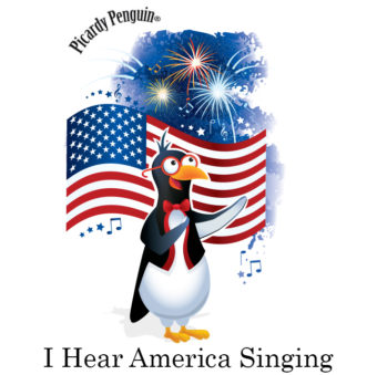 picardy penguin i hear america singing graphic