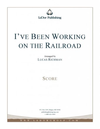 I've been working on the railroad score cover