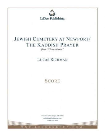 jewish cemetery at newport / the kaddish prayer score cover