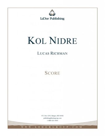 Kol nidre score cover