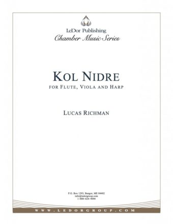 kol nidre for flute, viola and harp cover