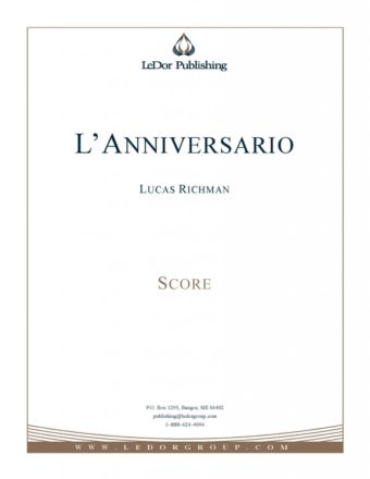 L'Anniversario score cover