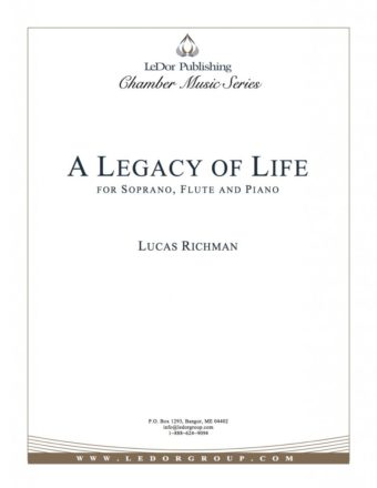 a legacy of life for soprano, flute and piano cover