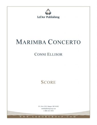 marimba concerto score cover