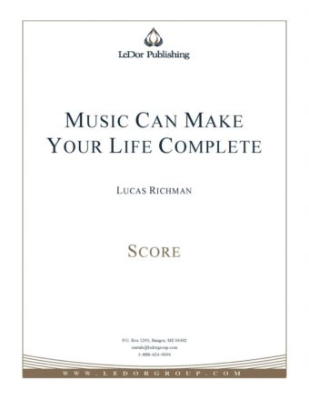 music can make your life complete score cover