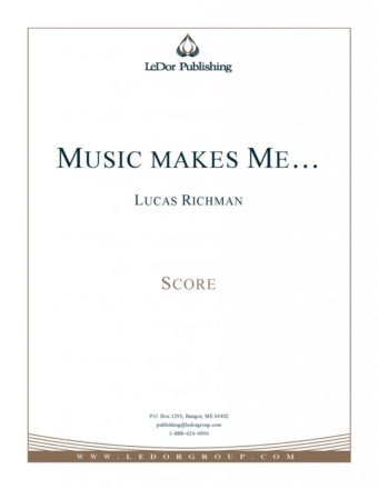 music makes me... score cover