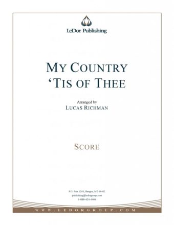 my country 'tis of thee score cover