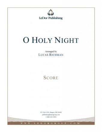 o holy night score cover