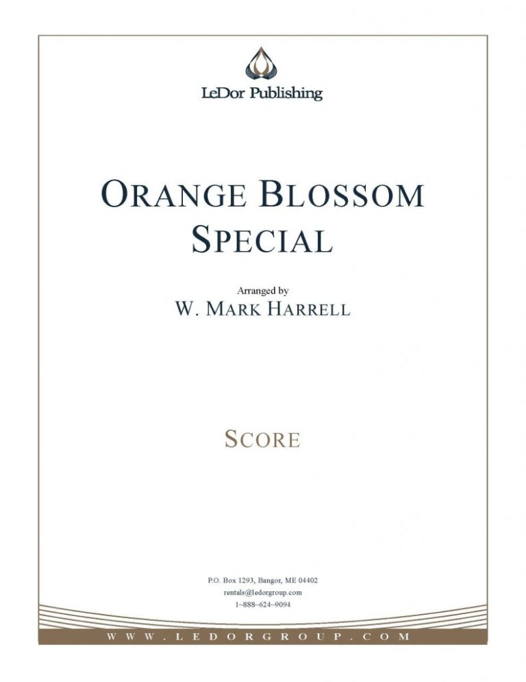 Orange Blossom Special LeDor Publishing