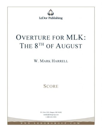 overture for mlk: the 8th of august score cover