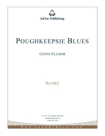 Poughkeepsie Blues Score Cover