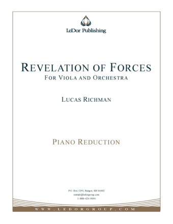 revelation of forces for viola and orchestra piano reduction cover