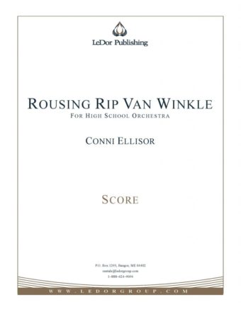 rousing rip van winkle for high school orchestra score cover