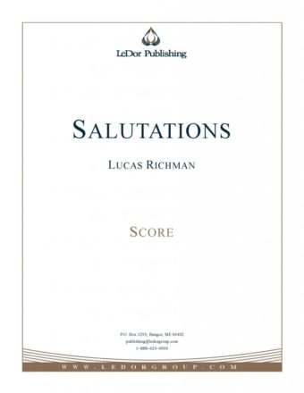 salutations score cover