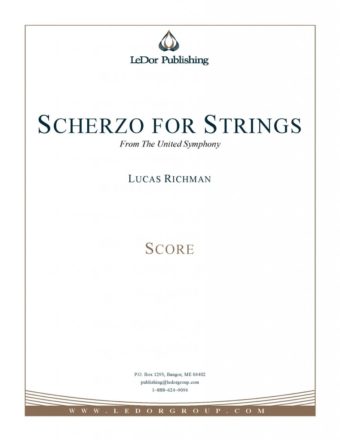 scherzo for strings from the united symphony score cover