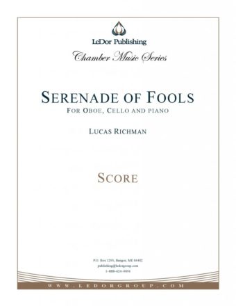 serenade of fools for oboe, cello and piano score cover