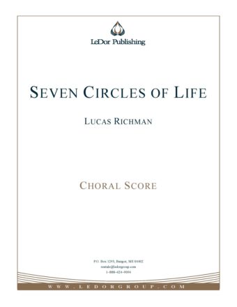 seven circles of life choral score cover