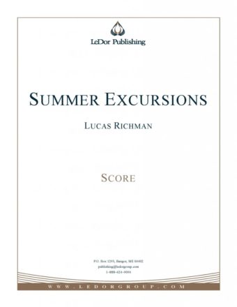 summer excursions score cover