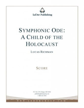 symphonic ode: a child of the holocaust score cover