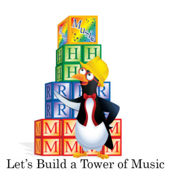 picardy penguin let's build a tower of music graphic