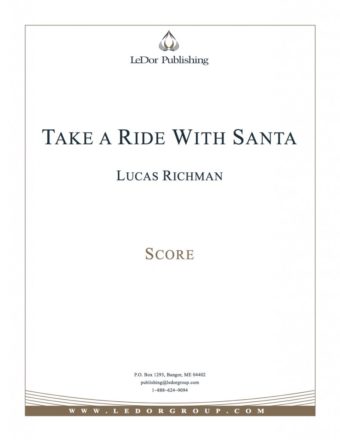 take a ride with santa score cover