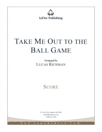 take me out to the ball game score cover