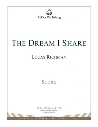 the dream I share score cover