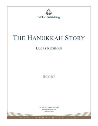 the hanukkah story score cover