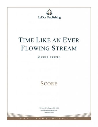 time like an ever flowing stream score cover