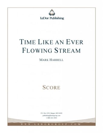 time like an ever flowing stream score cover