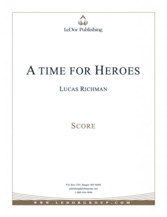 a time for heroes score cover