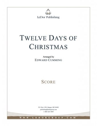 twelve days of christmas score cover